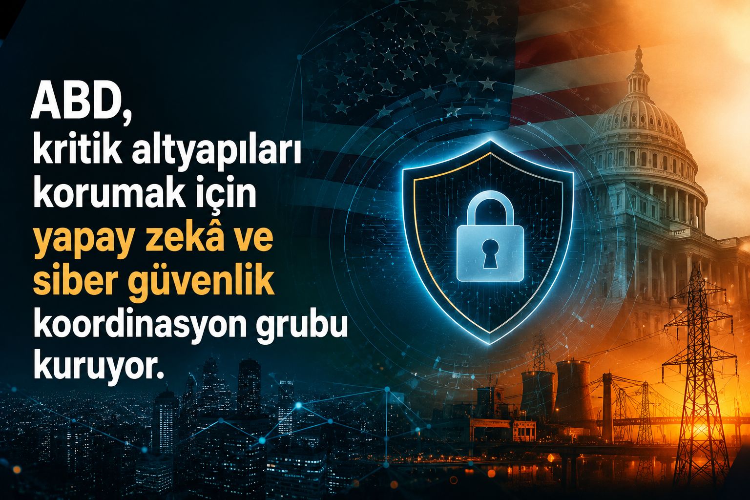 ABD, kritik altyapıları korumak için yapay zekâ ve siber güvenlik koordinasyon grubu kuruyor