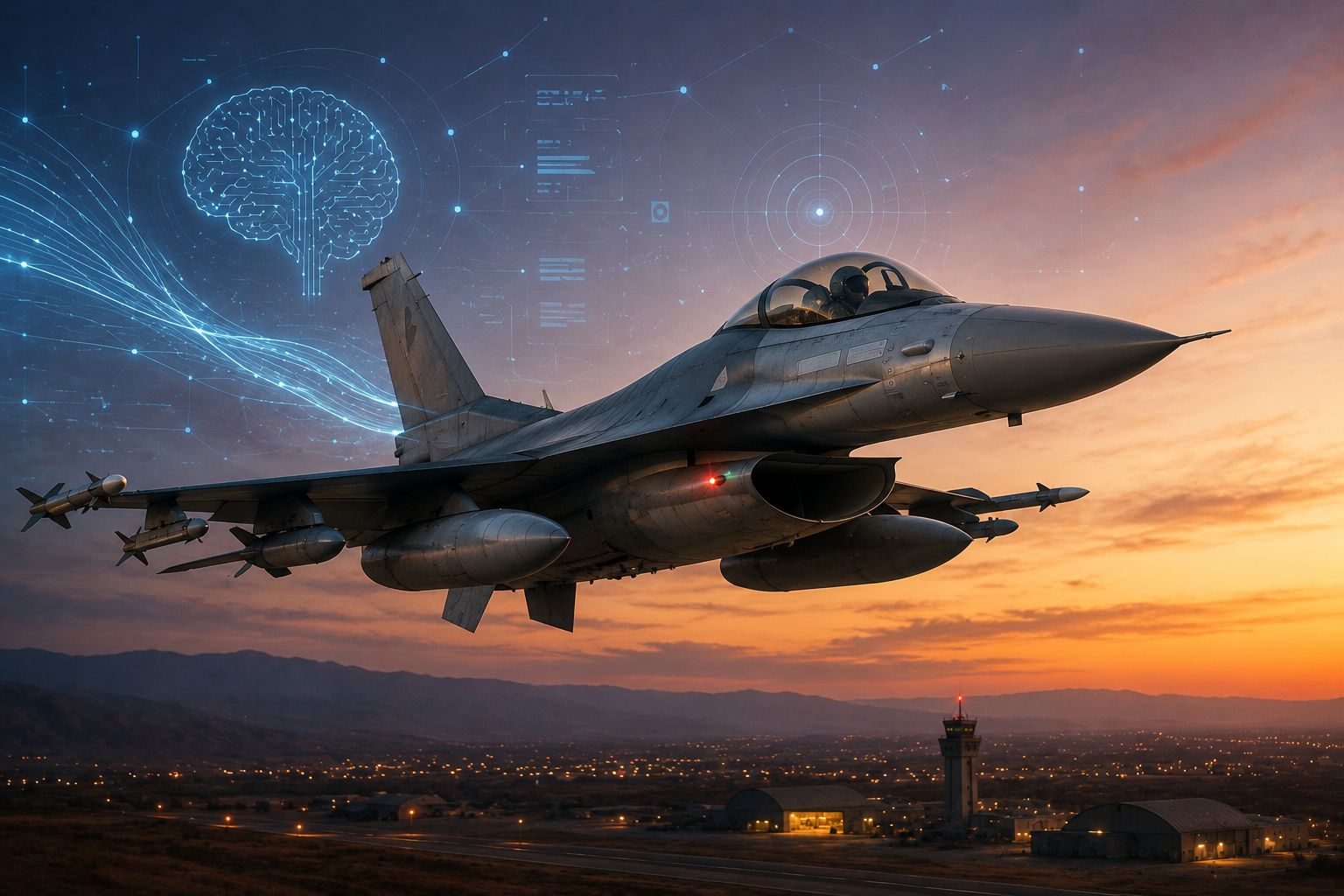 ABD, Yapay Zekâ Kontrollü F-16'nın Test Uçuşunu Tamamladı