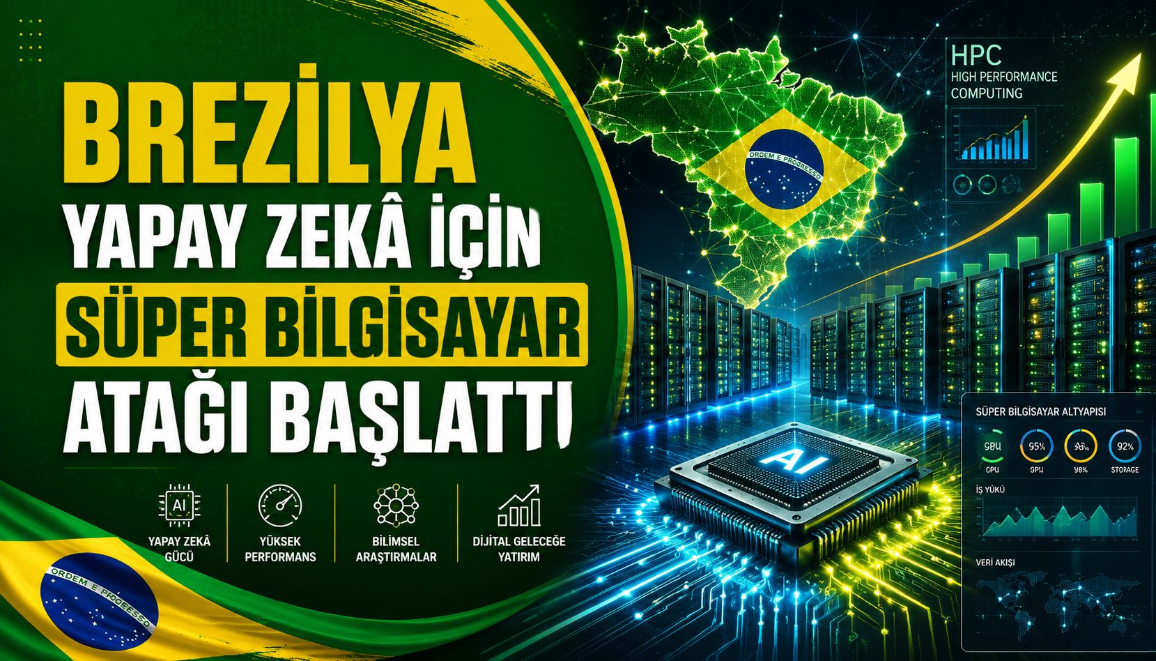 Brezilya Yapay Zekâ İçin Süper Bilgisayar Atağı Başlattı