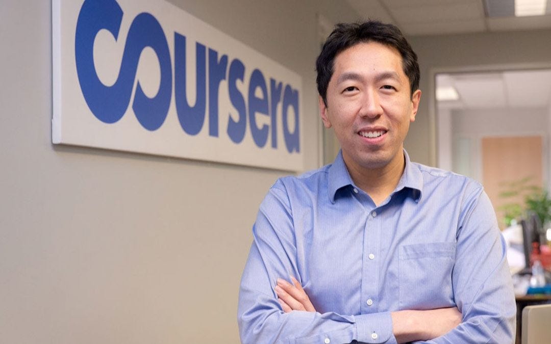 Coursera, Andrew Ng'nin AI girişimine 100 milyon dolar yatırım yaptı