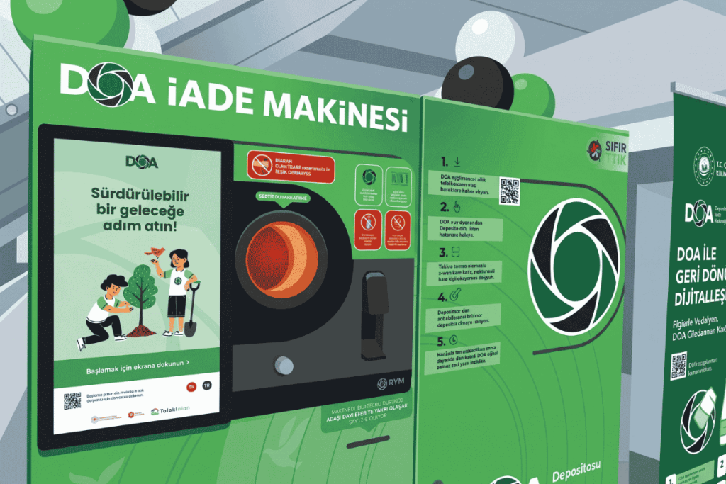 DOA depozito iade makinelerinde yeni dönem başlıyor