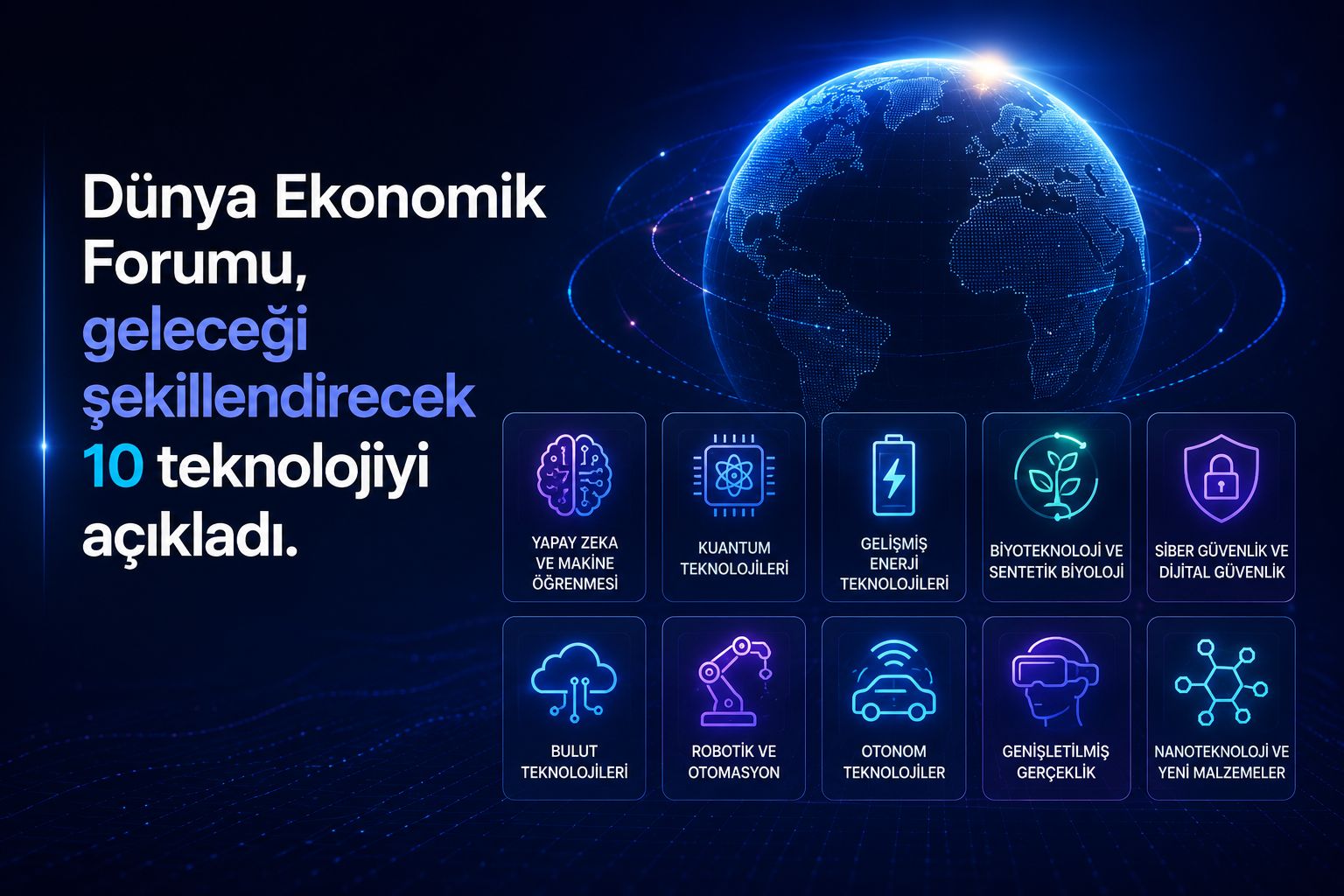 Dünya Ekonomik Forumu, geleceği şekillendirecek 10 teknolojiyi açıkladı