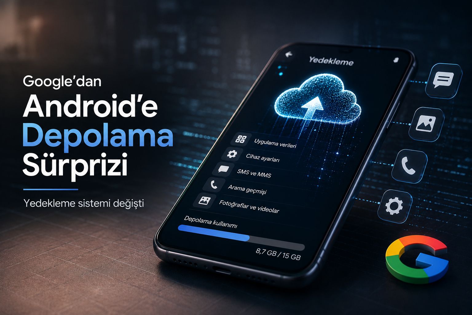 Google'dan Android'e Depolama Sürprizi: Yedekleme Sistemi Değişti