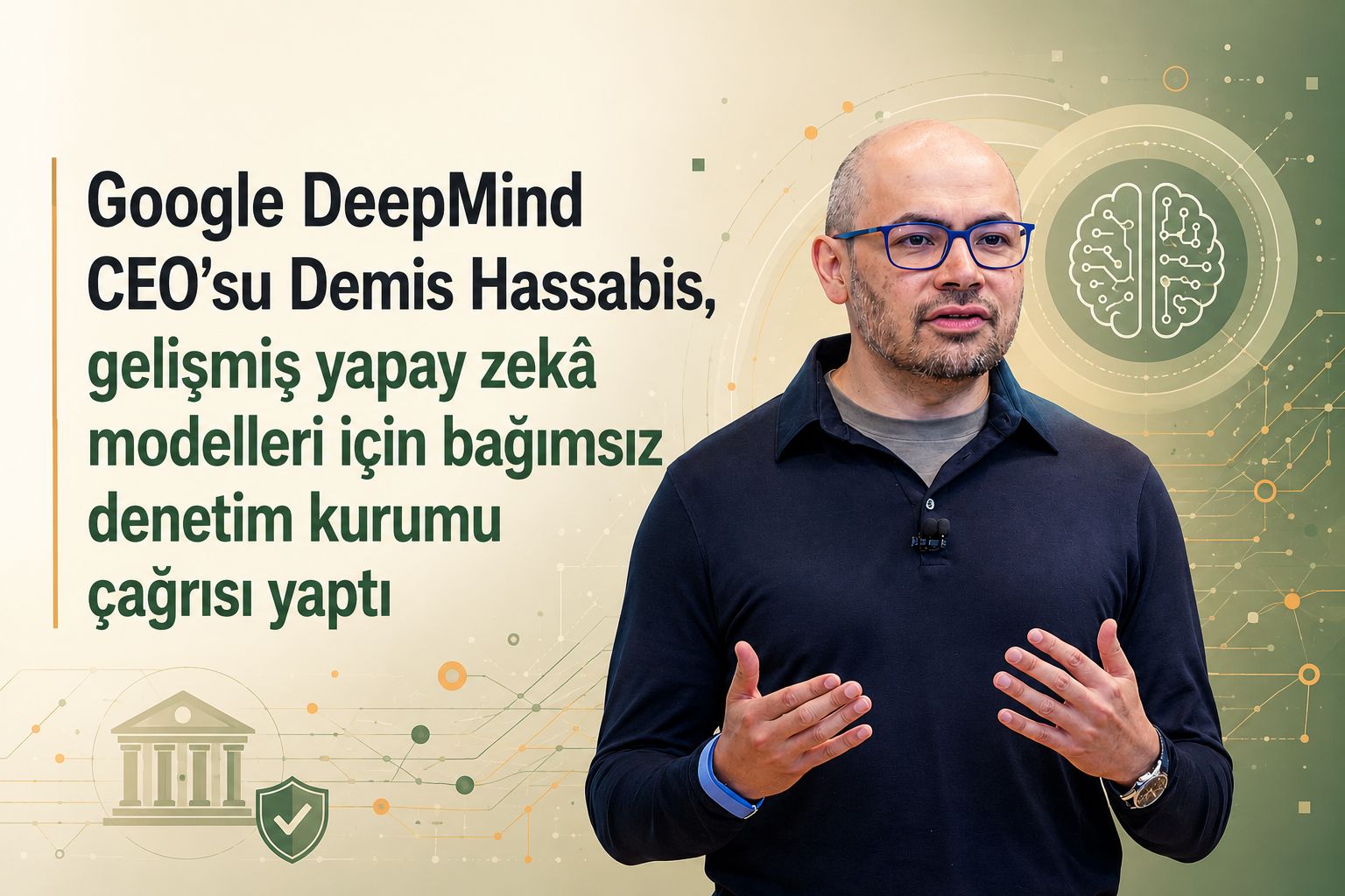 Google DeepMind CEO'su Demis Hassabis, gelişmiş yapay zekâ modelleri için bağımsız denetim kurumu çağrısı yaptı