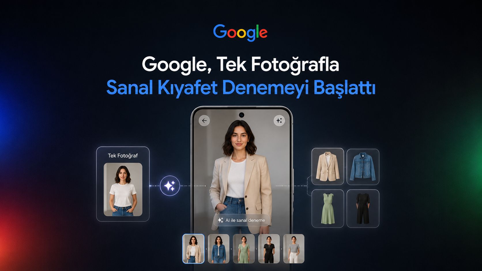 Google, Tek Fotoğrafla Sanal Kıyafet Denemeyi Başlattı