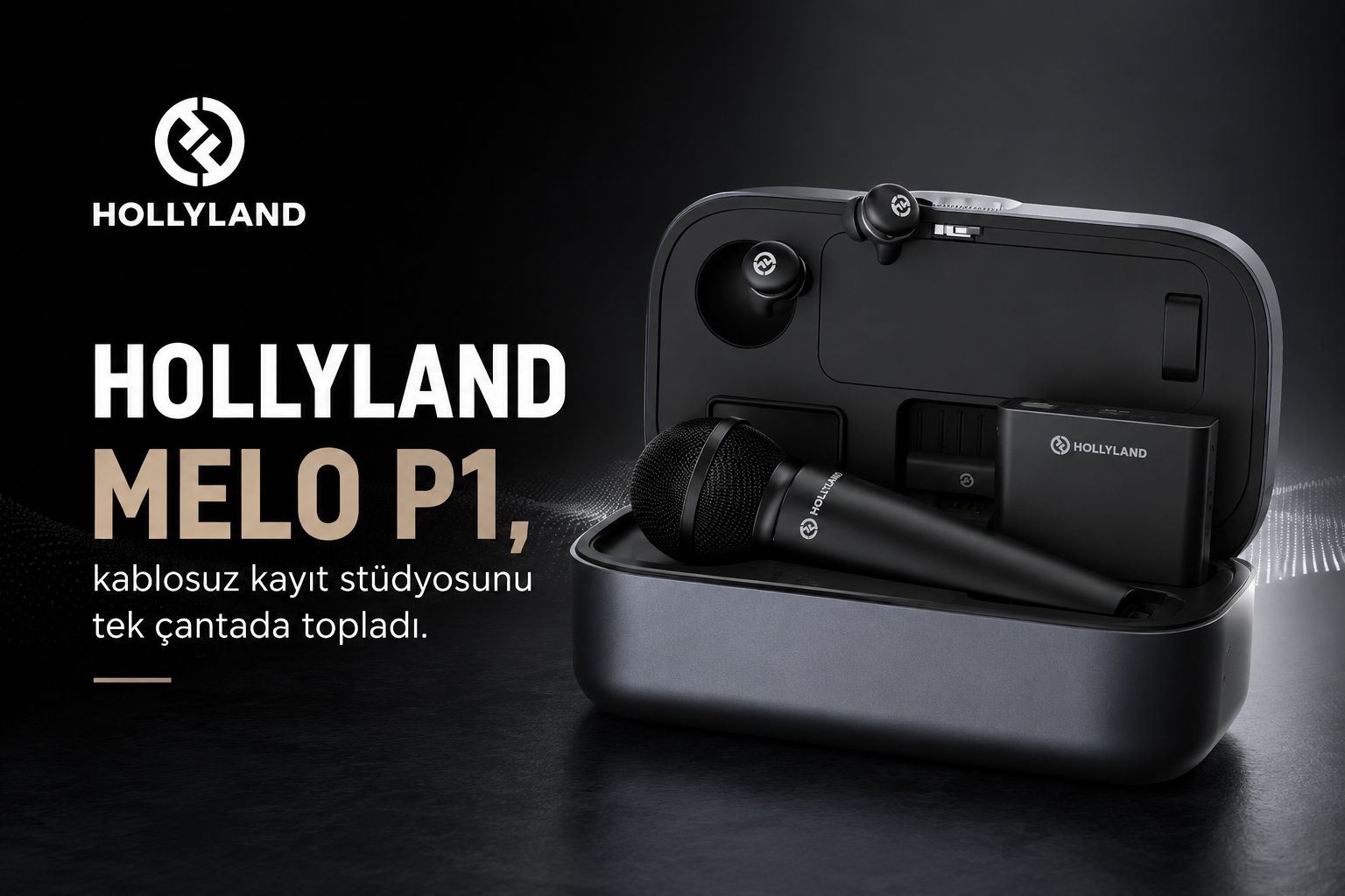 Hollyland MELO P1, kablosuz kayıt stüdyosunu tek çantada topladı