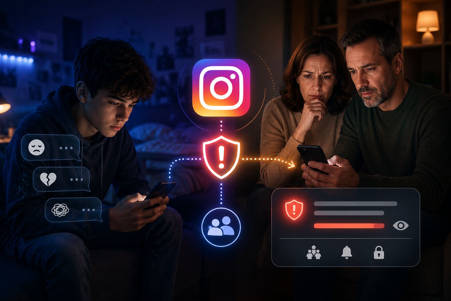 Instagram, Gençlerin Riskli Yapay Zekâ Sohbetlerini Ailelere Bildirecek