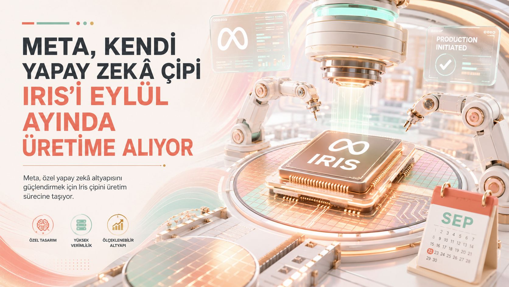 Meta, kendi yapay zekâ çipi "Iris"i Eylül ayında üretime alıyor