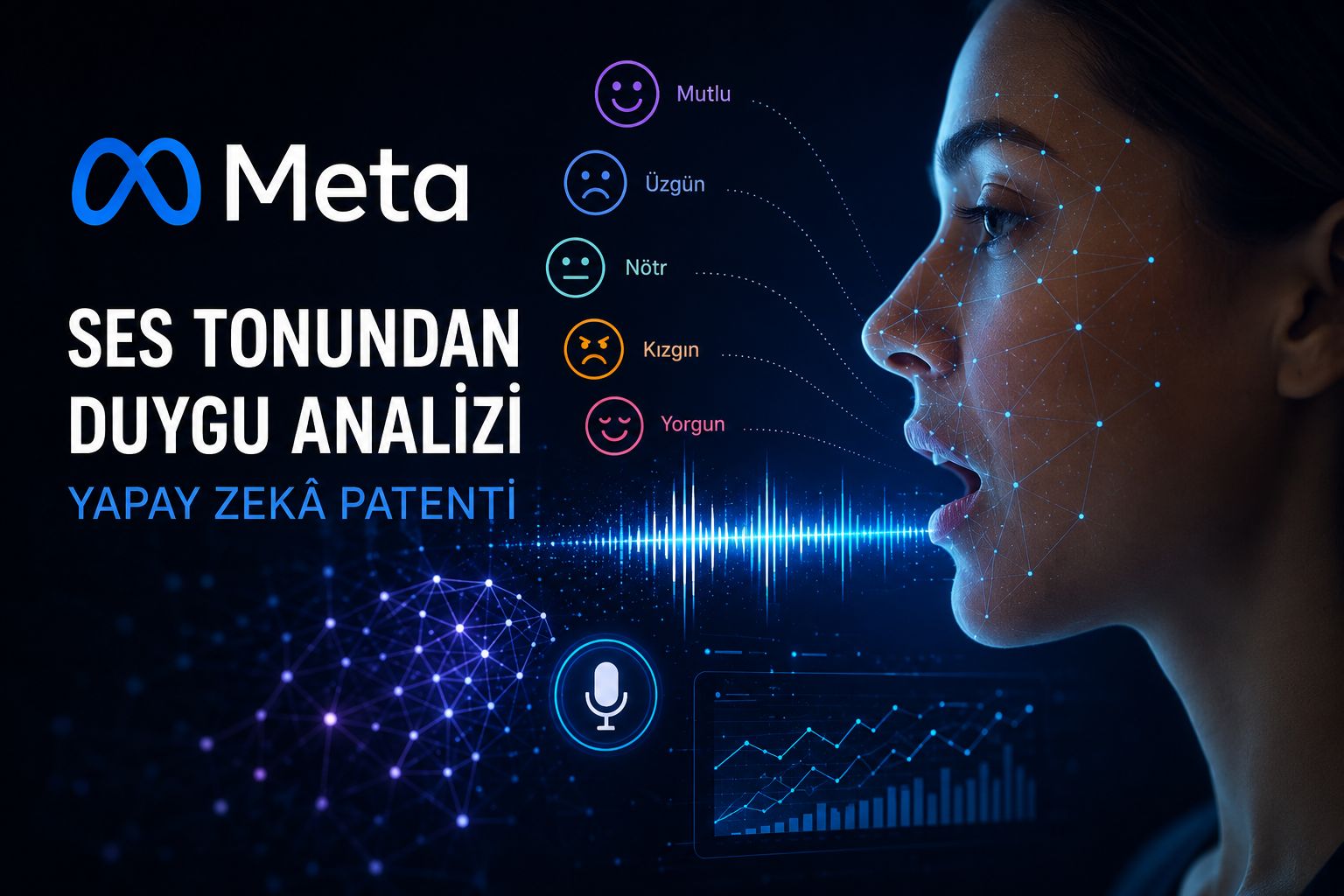 Meta’nın Yeni Patenti, Ses Tonundan Duygu Analizi Yapabilen Yapay Zekâ Sistemini Ortaya Koydu