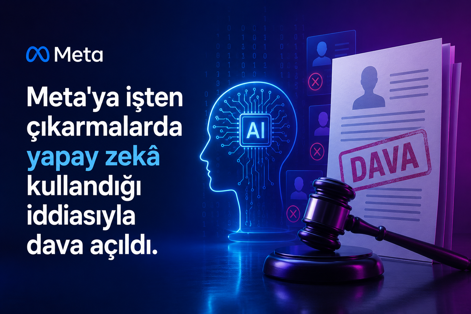 Meta'ya işten çıkarmalarda yapay zekâ kullandığı iddiasıyla dava açıldı