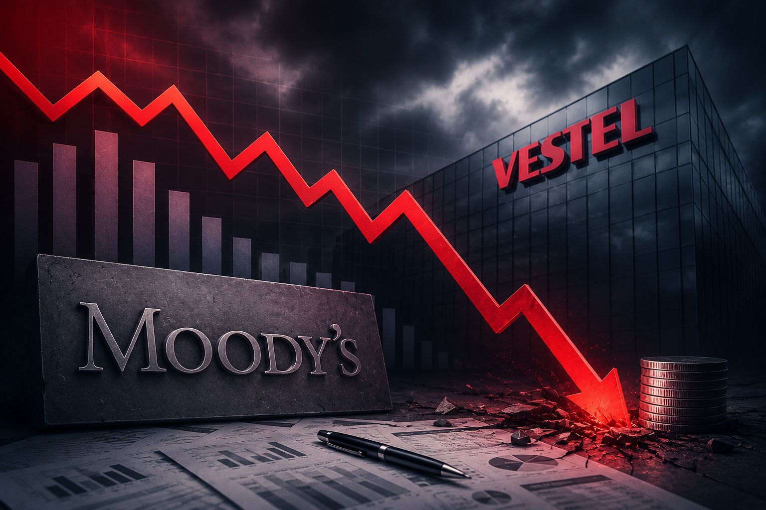 Moody's, Vestel'in Kredi Notunu Bir Kademe Daha Düşürdü