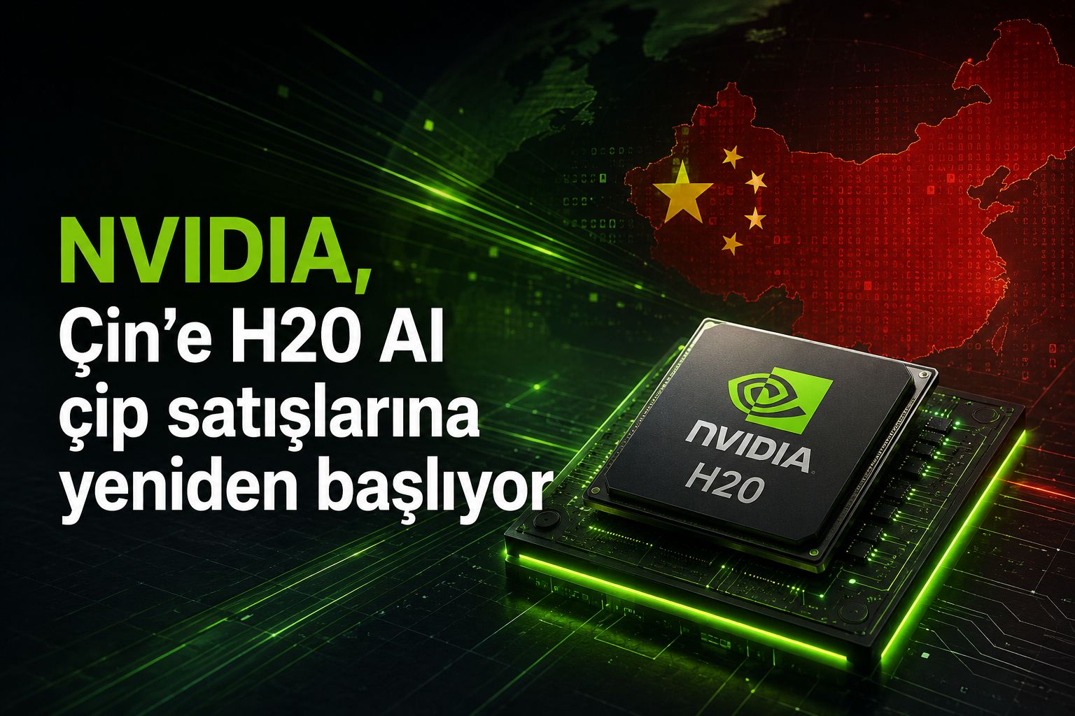 NVIDIA, Çin'e H20 AI çip satışlarına yeniden başlıyor