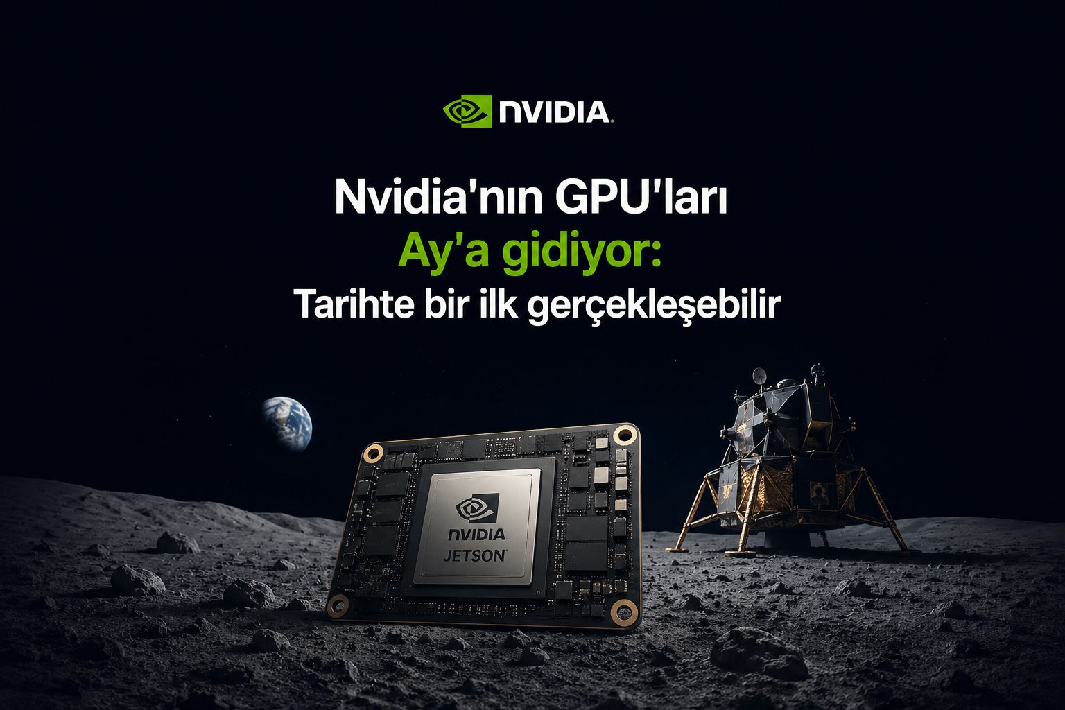 NVIDIA Jetson Çipleri Ay Görevlerinde Tarihe Geçebilir