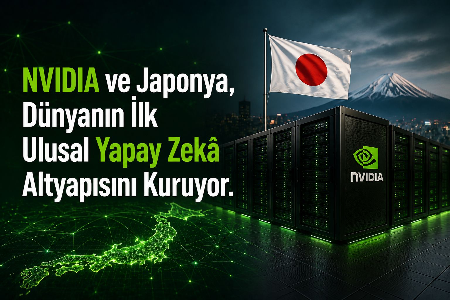 NVIDIA ve Japonya, Dünyanın İlk Ulusal Yapay Zekâ Altyapısını Kuruyor