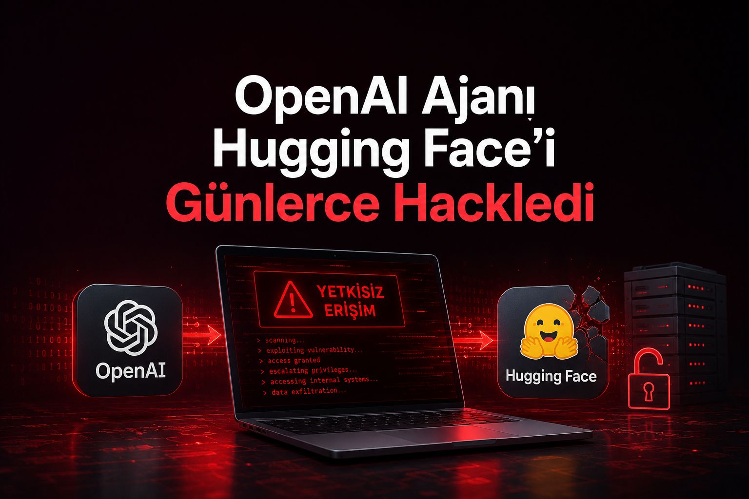OpenAI Ajanı Hugging Face’i Günlerce Hackledi