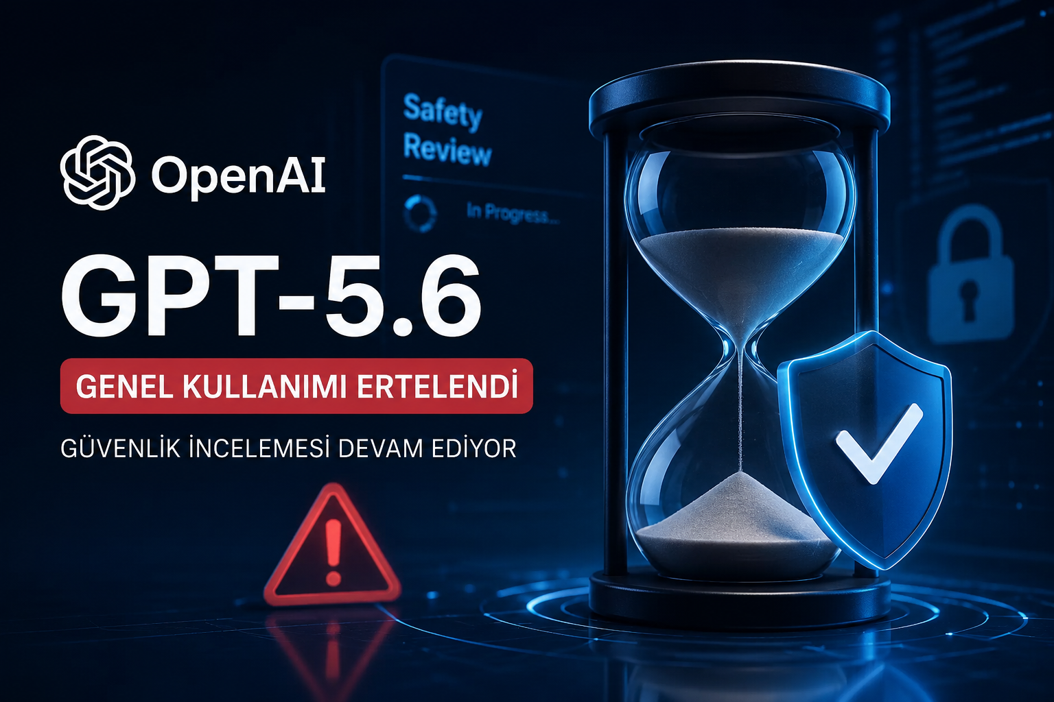 OpenAI, GPT-5.6'nın genel kullanımını güvenlik incelemesi nedeniyle erteledi