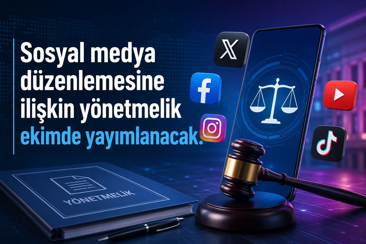 Sosyal medya düzenlemesine ilişkin yönetmelik ekimde yayımlanacak