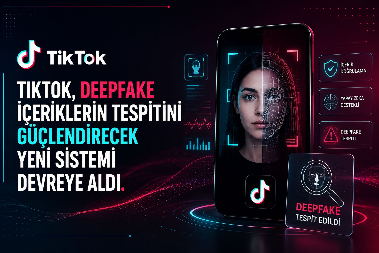 TikTok, deepfake içeriklerin tespitini güçlendirecek yeni sistemi devreye aldı